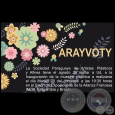 AraYvoty - Muestra pictórica - Martes 20 de Setiembre de 2016